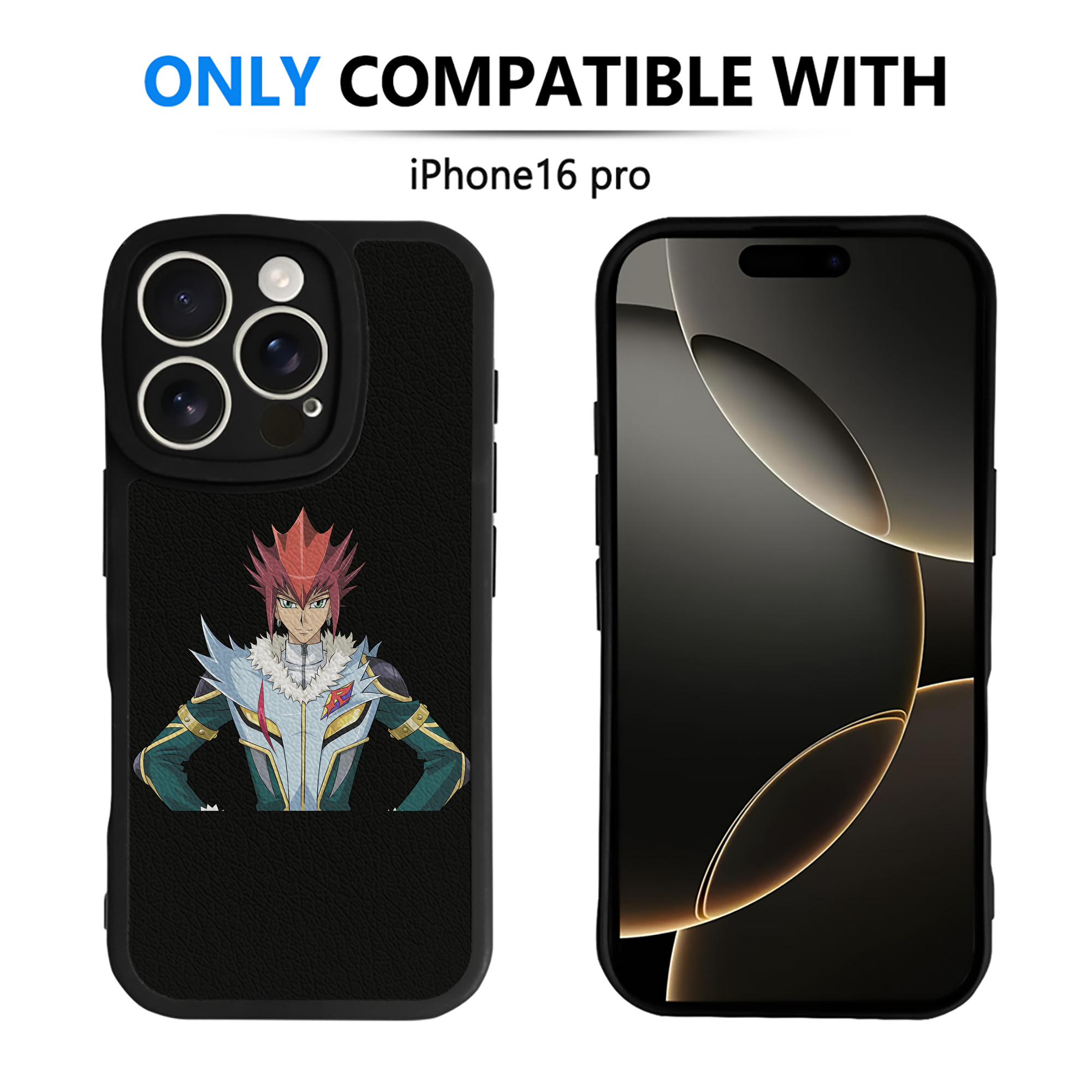 遊☆戯☆王 Yu-Gi-Oh! 【iPhone 16シリーズ対応】シリコンスマホケース（レザー調） 材質：シリコン